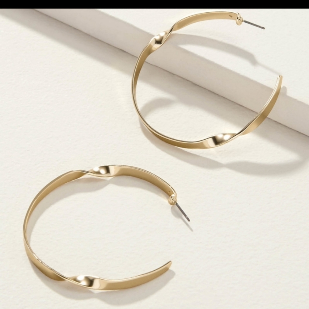 Stella and Dot Delicate Twist Earrings